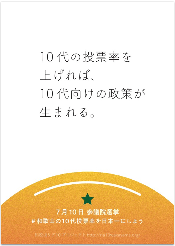 選挙意識向上ポスター